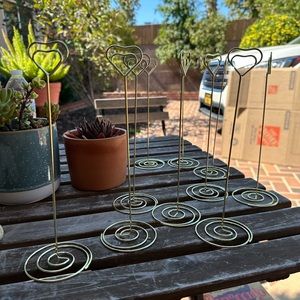 10pcs 8.6 Inch Tall Place Card Holder